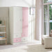 Bella Kids 2 Door Wardrobe - Pink Pan Home