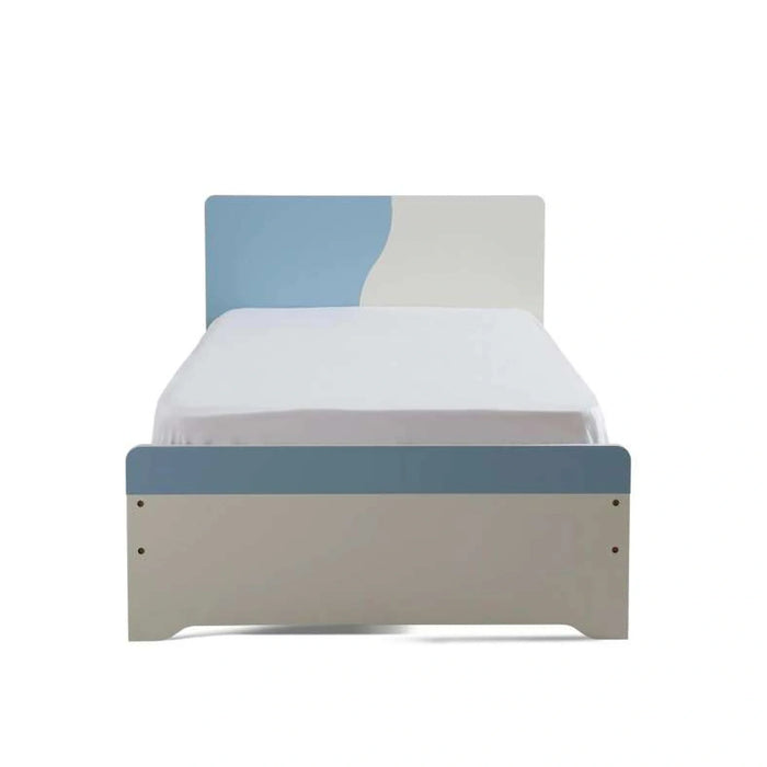 Bella Kids Single Bed With 4 Drawer Storage 90X190 Cm - Blue