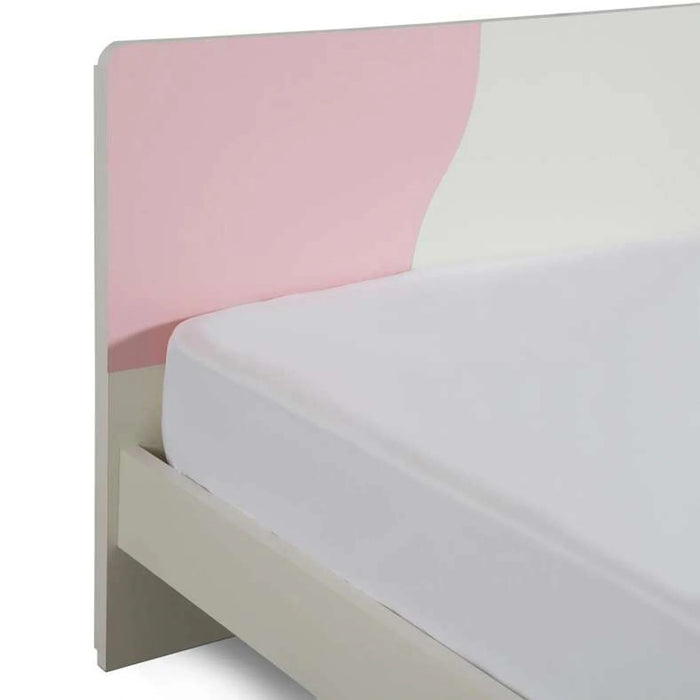 Bella Kids Single Bed With 4 Drawer Storage 90X190 Cm - Pink