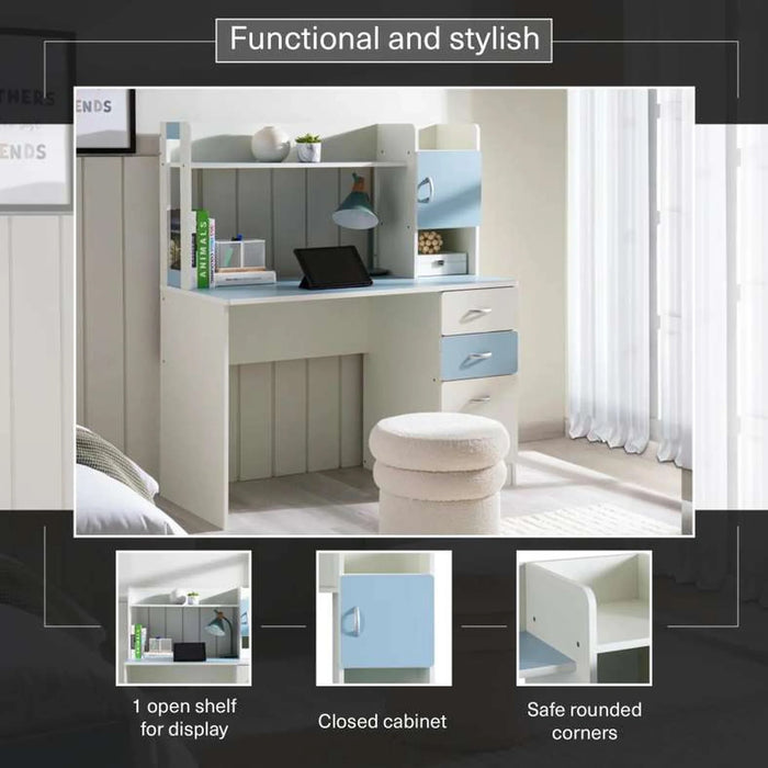 Bella Kids Study Desk - Blue