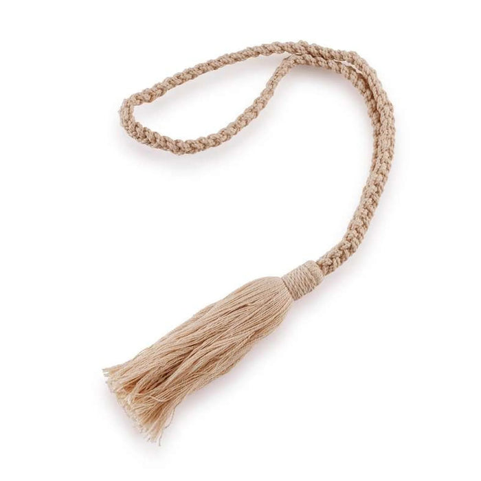 Bellina Tassel Tieback - White