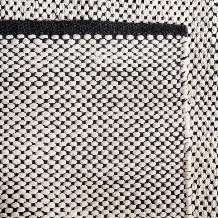 Belmont Hand Woven Cotton Dhurrie 60X90Cm - White Pan Home