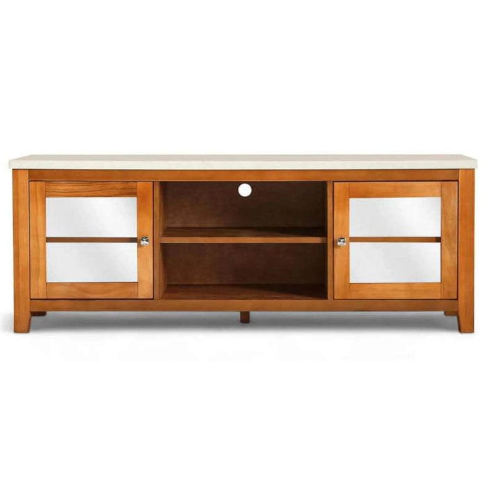 Ben New Tv Unit Upto 50 Inches - Beige & Brown