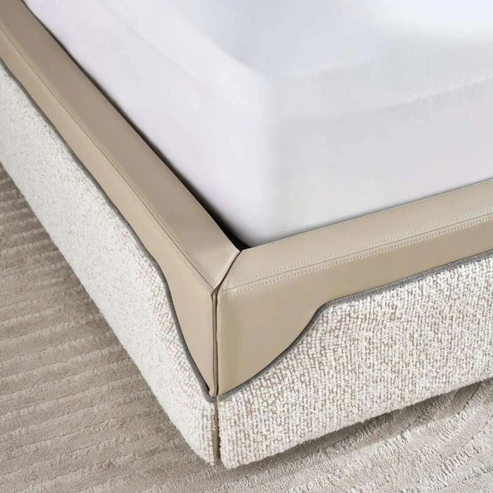 Beneditta King Bed 180X200 - Cream Pan Home