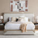 Beneditta King Bed 180X200 - Cream Pan Home