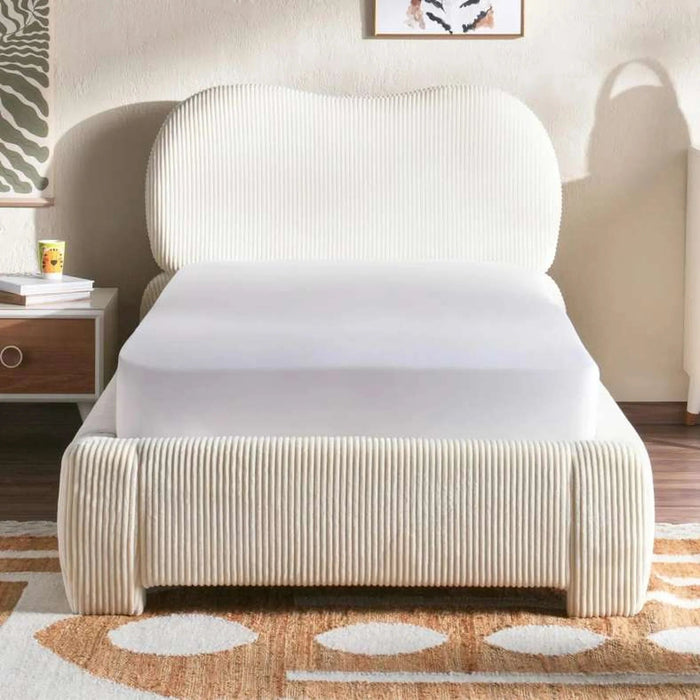 Benesh Kids Single Bed 90X200 Cm - Beige Pan Home