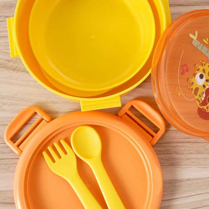 Bento 4-Piece Lunch Box 820Ml -Yellow