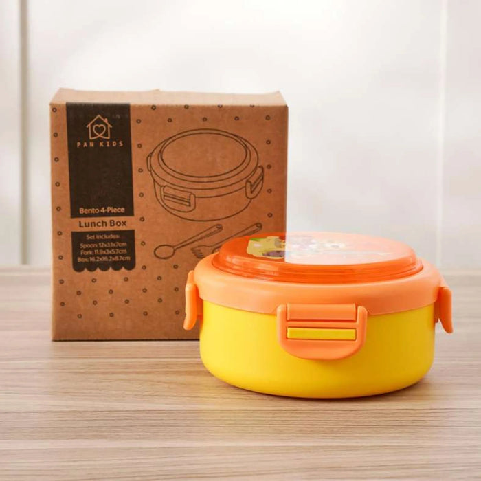 Bento 4-Piece Lunch Box 820Ml -Yellow