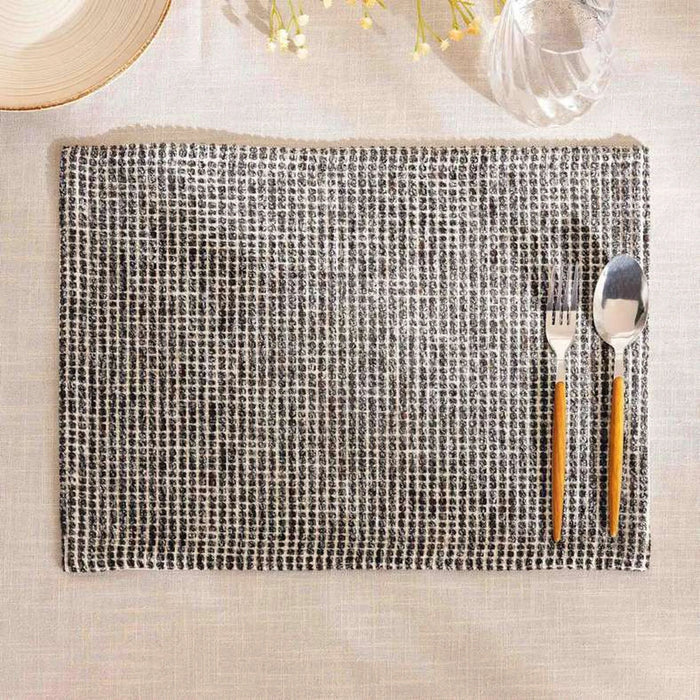 Benton Jq Placemat 33X45Cm - Black