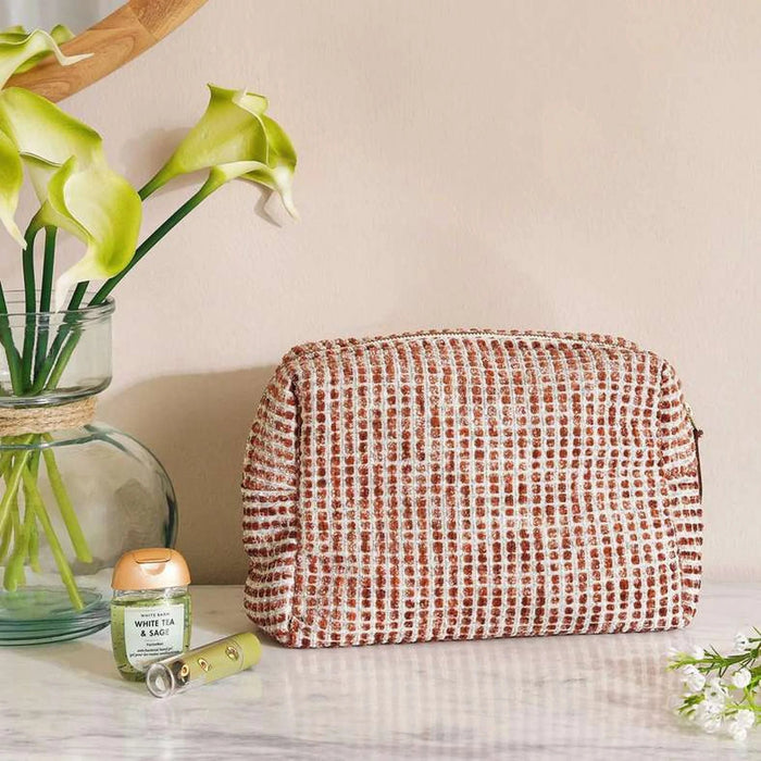Benton Jq Vanity Bag 19X7X13Cm - Rust Pan Home