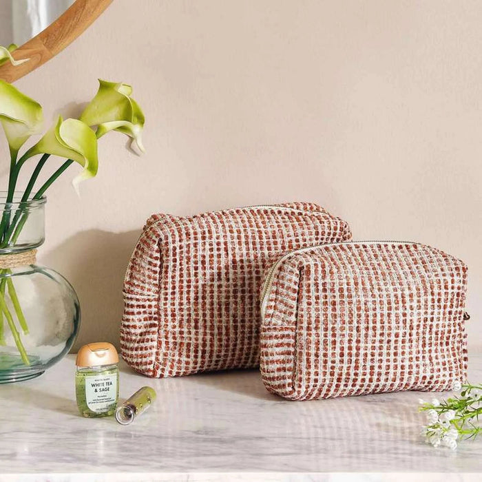 Benton Jq Vanity Bag 23X8X15Cm - Rust Pan Home
