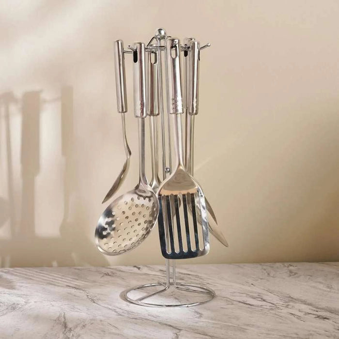 Berger 7-Piece Utensils Set - Chrome