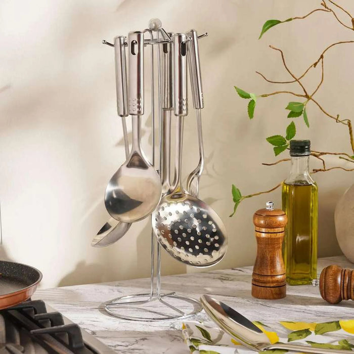 Berger 7-Piece Utensils Set - Chrome