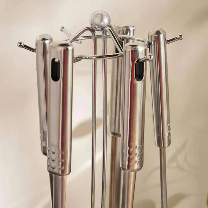 Berger 7-Piece Utensils Set - Chrome