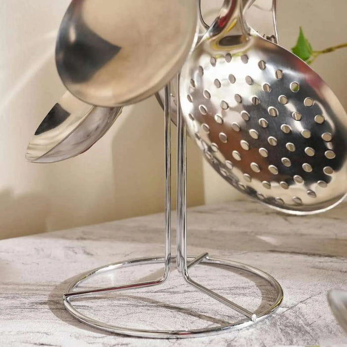 Berger 7-Piece Utensils Set - Chrome