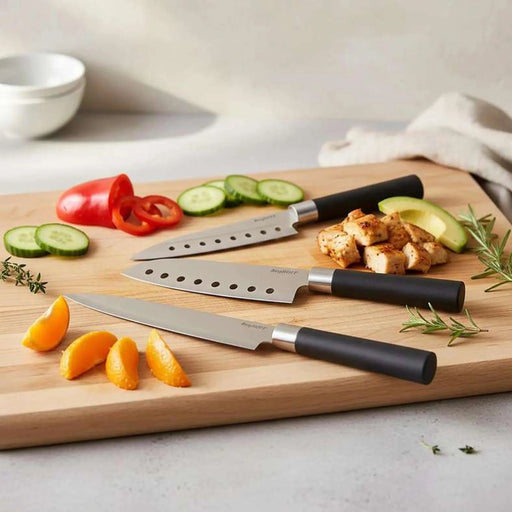 Berghoff Codon 3-Piece Knife Set - Black Pan Home