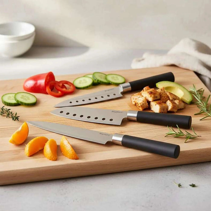 Berghoff Codon 3-Piece Knife Set - Black Pan Home