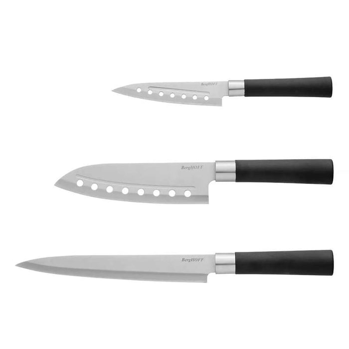 Berghoff Codon 3-Piece Knife Set - Black Pan Home