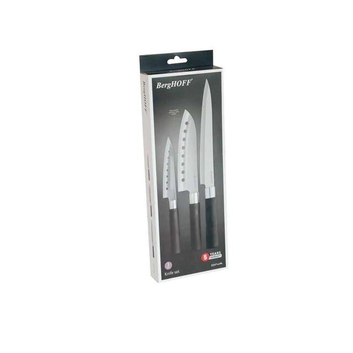 Berghoff Codon 3-Piece Knife Set - Black Pan Home
