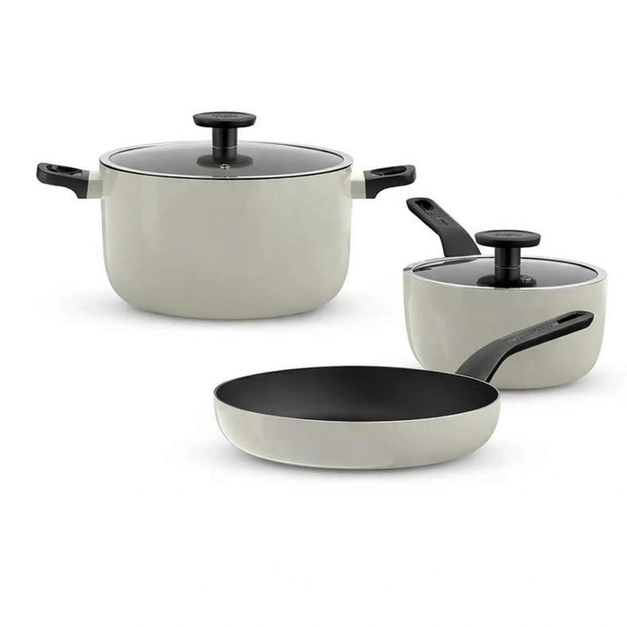 Berghoff Glints 5-Piece Cookware Set - Sage Pan Home