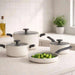 Berghoff Glints 7-Piece Cookware Set - Cream Pan Home