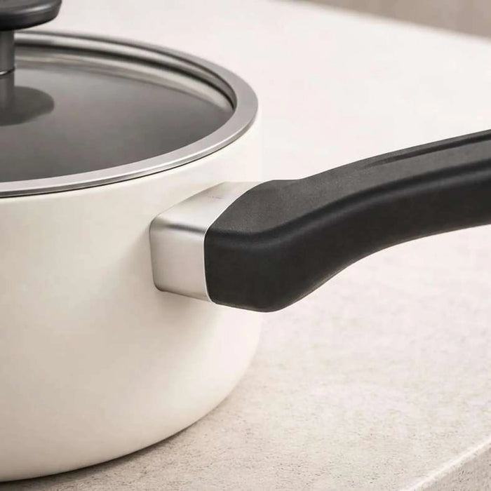 Berghoff Glints 7-Piece Cookware Set - Cream Pan Home