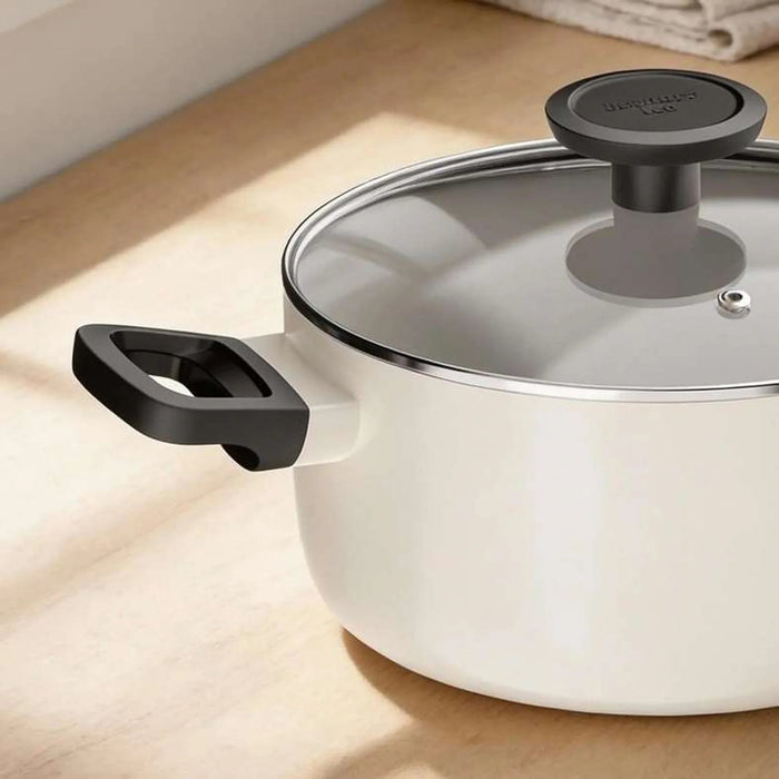 Berghoff Glints Stock Pot With Lid Dia20Cm - Cream Pan Home
