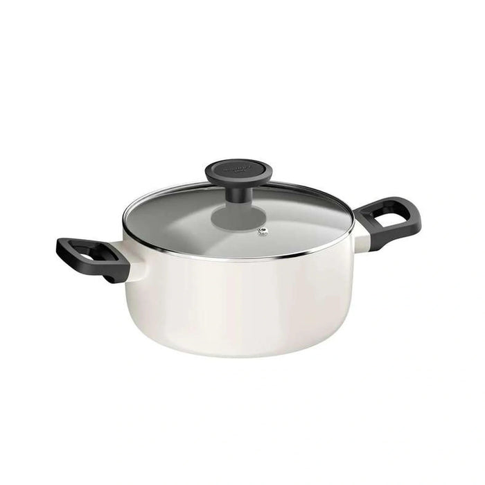 Berghoff Glints Stock Pot With Lid Dia20Cm - Cream Pan Home