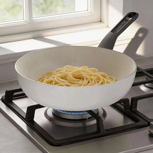 Berghoff Glints Wokpan Dia28Cm - Cream Pan Home