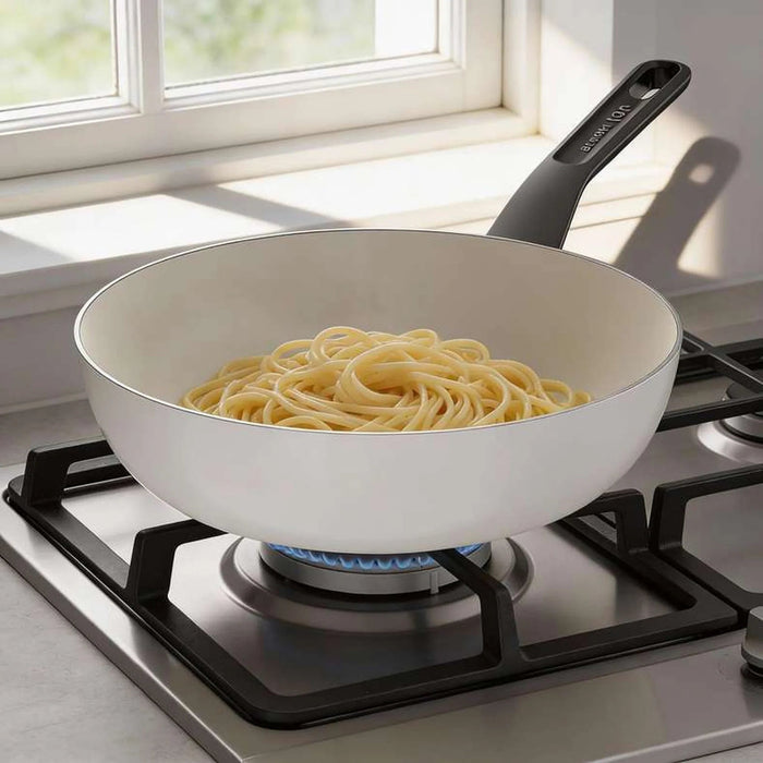 Berghoff Glints Wokpan Dia28Cm - Cream Pan Home