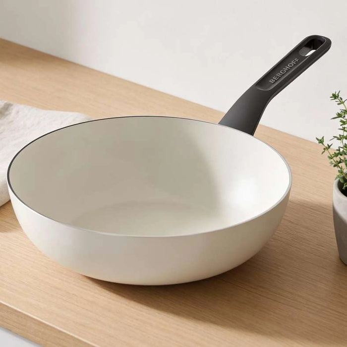 Berghoff Glints Wokpan Dia28Cm - Cream Pan Home