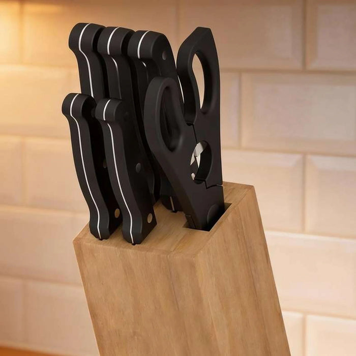 Berghoff Pica 7-Piece Knife Block Set - Black Pan Home