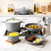 Berghoff Shadow 9-Piece Cookware Set - Grey Pan Home