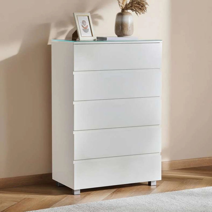 Berna Chest Of Drawer - White