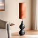 Berthel E27 Polyresin Floor Lamp 32X18X138Cm - Black Pan Home