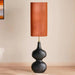 Berthel E27 Polyresin Floor Lamp 32X18X138Cm - Black Pan Home