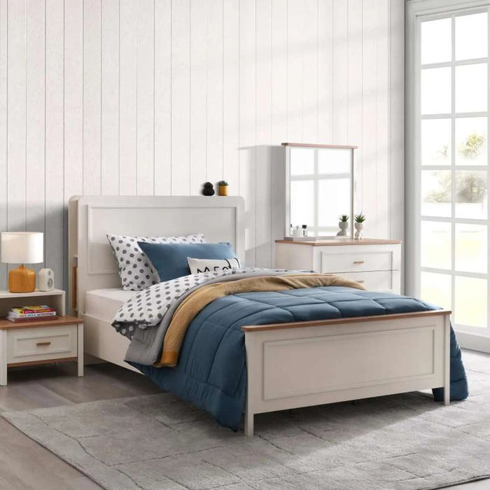 Best Cream Kids Single Bed 120X200 Cm - Cream