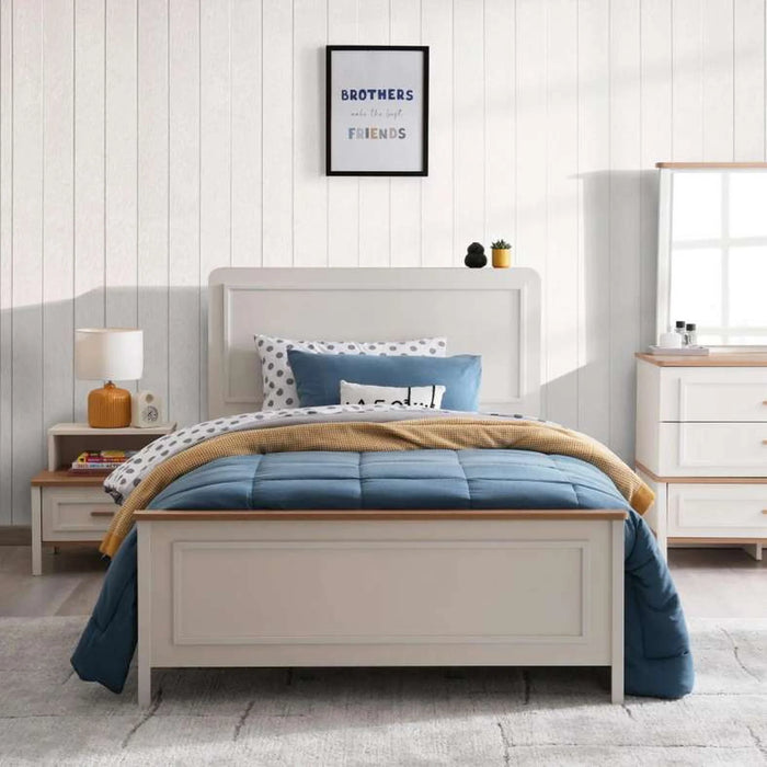 Best Cream Kids Single Bed 120X200 Cm - Cream