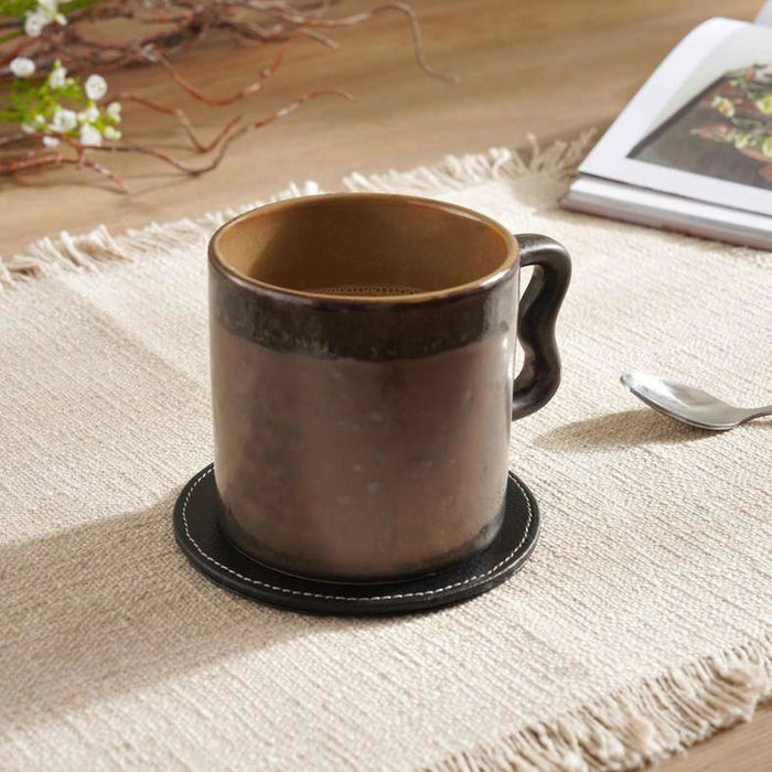 Bethan Reactive Glaze Stoneware Mug 430Ml -Brown Pan Home