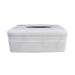 Bia Tissue Box Cover  26X14.5X10.5Cm - White Pan Home