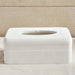 Bia Tissue Box Cover  26X14.5X10.5Cm - White Pan Home
