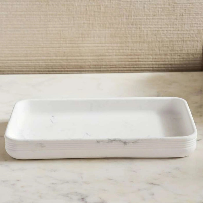 Bia Tray 14.5X3X26Cm - White Pan Home