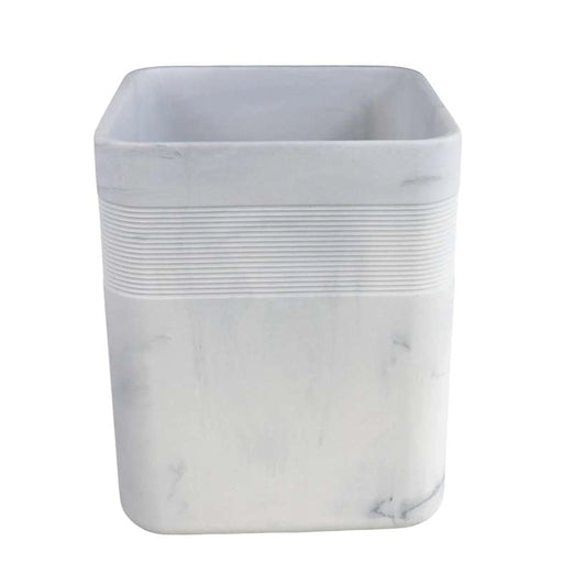 Bia Waste Bin 21.5X21.5X25.5Cm  - White Pan Home