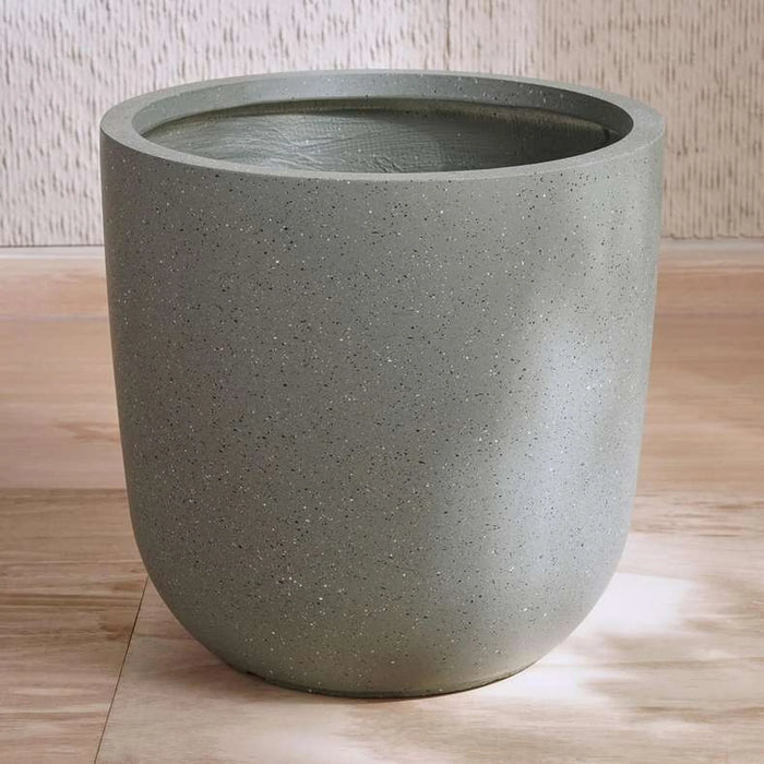 Bianca Polyresin Planter 34X34X33Cm- Grey