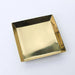 Bijou Steel Decor Tray -Gold Pan Home