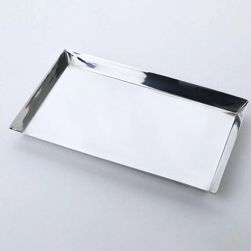 Bijou Steel Decor Tray- Silver Pan Home
