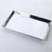 Bijou Steel Decor Tray- Silver Pan Home