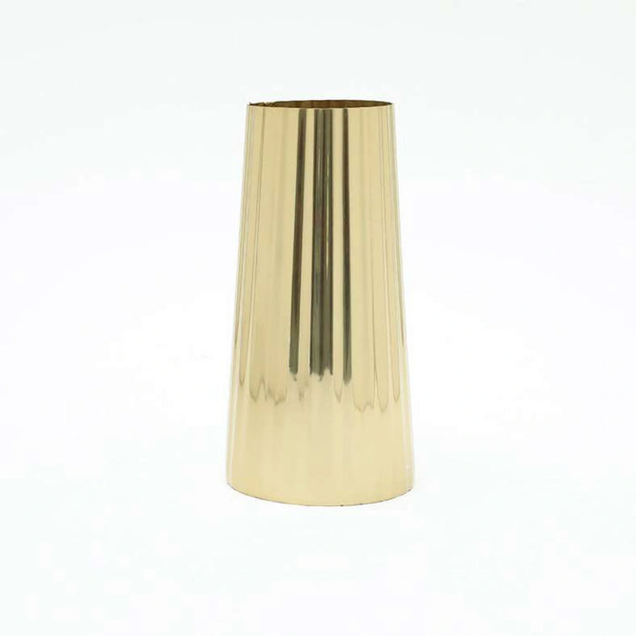 Bijou Steel Vase 11X11X23Cm-Gold