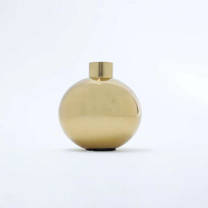 Bijou Steel Vase 13X13X15Cm-Gold