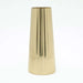 Bijou Steel Vase 13X13X29cm-Gold Pan Home